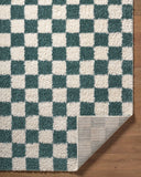 Czechia CZE-2303 Deep Teal / Ivory Rug