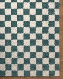 Czechia CZE-2303 Deep Teal / Ivory Rug