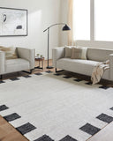Diane DAI-2302 Black / Cream Rug