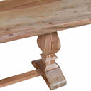 Live Edge Natural Dining Bench