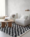 Damier DMI-2301 Black / Ivory Rug