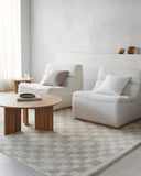 Damier DMI-2303 Beige / Ivory Rug