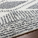 Deluxe Shag DXS-2309 Charcoal / Cream Rug
