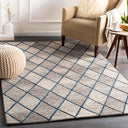 Eaton EAT-2301 Dark Brown / Ink Blue Rug