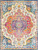 Elaziz ELZ-2335 Dark Blue / Fuchsia Rug