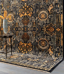 Empress EMS-7000 Black / Burnt Orange Rug