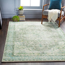 Erin ERN-2309 Aqua / Cream Rug