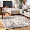 Eskimo Shag ESG-2300 Black / Cream Rug