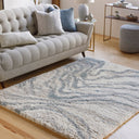 Eskimo Shag ESG-2305 Blue / Cream Rug