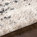 Eskimo Shag ESG-2306 Black / Cream Rug