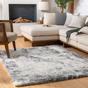 Eskimo Shag ESG-2311 Black / Cream Rug
