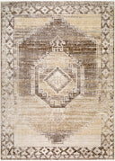 Fifth Avenue FIF-2309 Dark Brown / Light Gray Rug