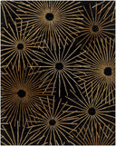 Forum FM-7090 Black / Dark Brown Rug