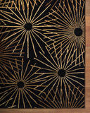 Forum FM-7090 Black / Dark Brown Rug