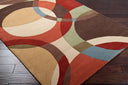 Forum FM-7108 Burgandy / Burnt Orange Rug