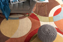 Forum FM-7108 Burgandy / Burnt Orange Rug