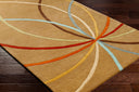 Forum FM-7140 Aqua / Dark Brown Rug