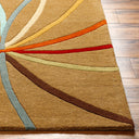 Forum FM-7140 Aqua / Dark Brown Rug