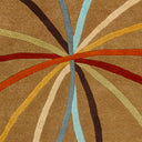 Forum FM-7140 Aqua / Dark Brown Rug