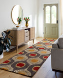 Forum FM-7170 Brown / Burgandy Rug