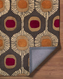 Forum FM-7170 Brown / Burgandy Rug