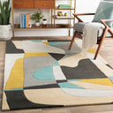 Forum FM-7194 Beige / Black Rug