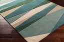 Forum FM-7204 Cream / Dark Green Rug