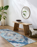 Floransa FSA-2300 Burnt Orange / Fuchsia Rug