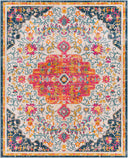 Floransa FSA-2312 Burnt Orange / Fuchsia Rug
