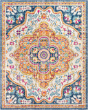 Floransa FSA-2333 Burnt Orange / Fuchsia Rug
