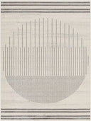 Floransa FSA-2368 Charcoal / Cream Rug
