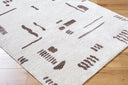Fossay Shag FSG-2300 Dark Brown / Light Beige Rug