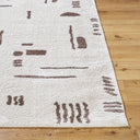 Fossay Shag FSG-2300 Dark Brown / Light Beige Rug