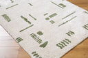 Fossay Shag FSG-2302 Grass Green / Light Beige Rug