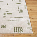 Fossay Shag FSG-2302 Grass Green / Light Beige Rug