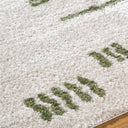 Fossay Shag FSG-2302 Grass Green / Light Beige Rug