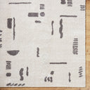 Fossay Shag FSG-2303 Charcoal / Light Beige Rug