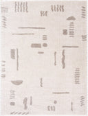 Fossay Shag FSG-2304 Light Beige / Medium Gray Rug