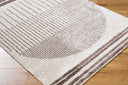 Fossay Shag FSG-2305 Dark Brown / Light Beige Rug
