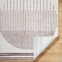 Fossay Shag FSG-2305 Dark Brown / Light Beige Rug
