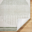 Fossay Shag FSG-2307 Grass Green / Light Beige Rug