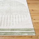 Fossay Shag FSG-2307 Grass Green / Light Beige Rug