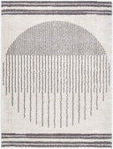 Fossay Shag FSG-2308 Charcoal / Light Beige Rug