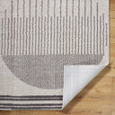 Fossay Shag FSG-2308 Charcoal / Light Beige Rug