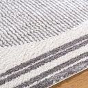 Fossay Shag FSG-2308 Charcoal / Light Beige Rug
