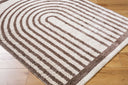 Fossay Shag FSG-2310 Dark Brown / Light Beige Rug