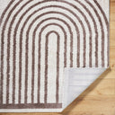 Fossay Shag FSG-2310 Dark Brown / Light Beige Rug