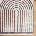 Fossay Shag FSG-2310 Dark Brown / Light Beige Rug