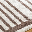 Fossay Shag FSG-2310 Dark Brown / Light Beige Rug