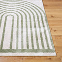 Fossay Shag FSG-2312 Grass Green / Light Beige Rug